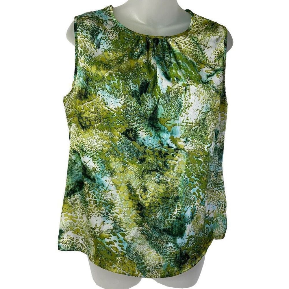 Tahari ASLĀ Women's Casual Printed Sleeveless SizeāPMāanimalāprintāsnake